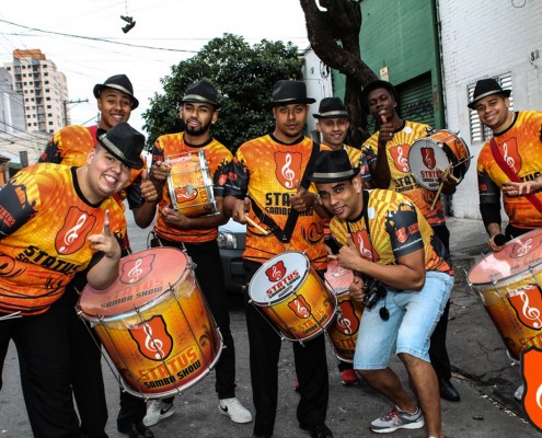 Anhembi Morumbi - Bateria escola de samba Bateria de Escola de Samba - Equipe de Samba Show da Status Samba Show