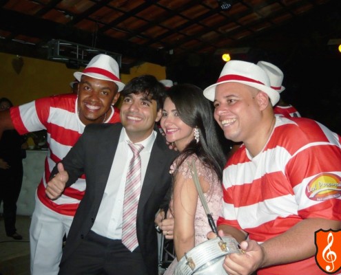 VERONICA & VANDO - RJ0027 Festa de Casamento Rio de Janeiro Veronica e Vando - Bateria de Escola de Samba Convidados