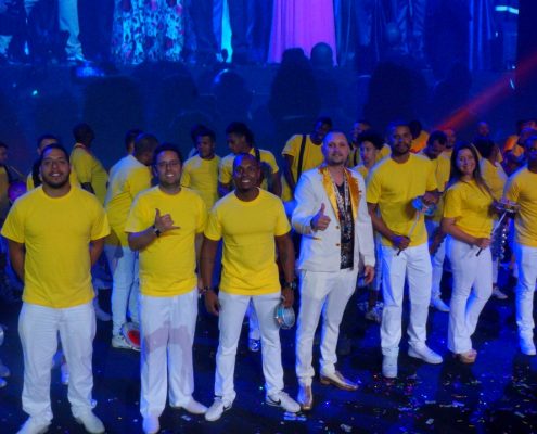 Evento Camila Hinode 26-11-20170031 Equipe de Bateria de 50 integrantes da Status Samba Show em evento da Hinode
