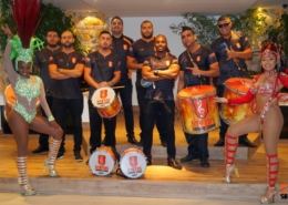 Casamento Gustavo e Alana 28-10-20170001 Bateria e Mulatas - Status Samba Show