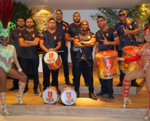 Casamento Gustavo e Alana 28-10-20170001 Bateria e Mulatas - Status Samba Show