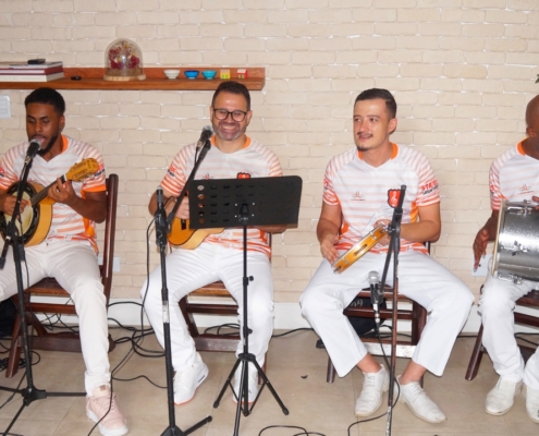 Roda de Samba - Alexandre 11-03-20230104 Caue Banjo, Tuca Maia Cantor e Cavaco e Hiago Duarte pandeirista